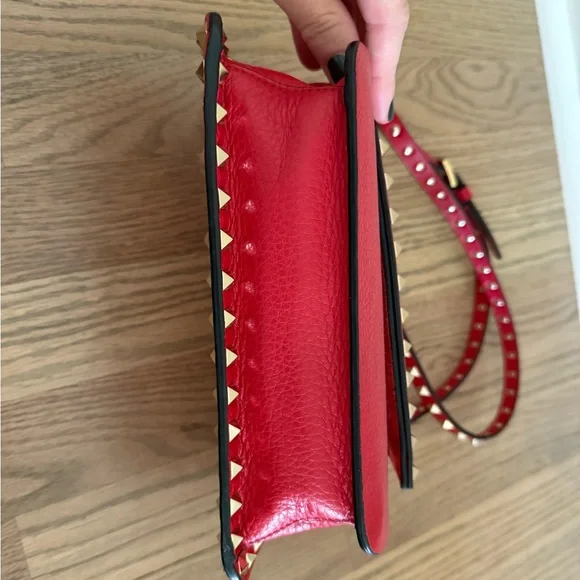 Valentino Red Rockstud  Bag - Picture 8 of 8